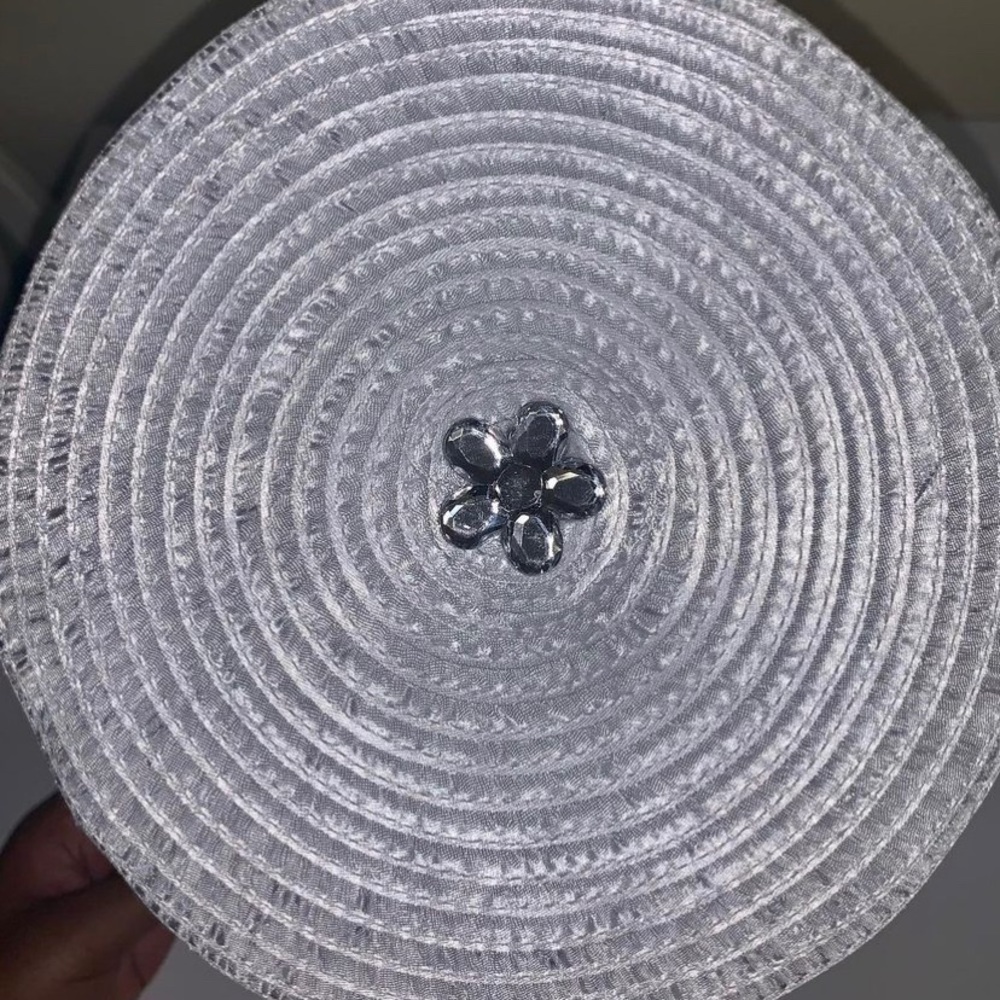 Silver Church Hat